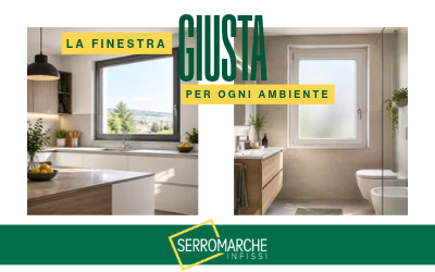 Finestre per ogni ambiente: come scegliere gli infissi giusti