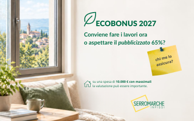 Ecobonus 2027: conviene fare i lavori ora o aspettare il 65%?